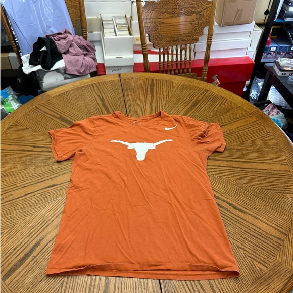 Nike Burnt Orange Texas Longhorn T-Shirt with Longhorn Logo - Picture 1 of 4